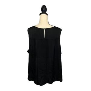 Cato Est 1946 Tank Blouse Womens Plus Size 26/28W Black Sleeveless Casual Top